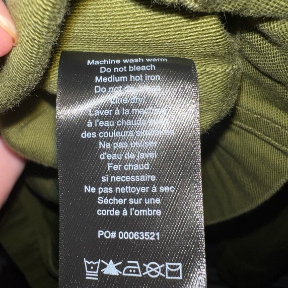 rag & bone Lorenz Cotton Army Green Military Jacket NWT Size XS - Picture 9 of 12